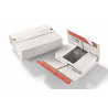 Colompac CP035.52 - 250x190x0-75 mm Flexible Universalversandverpackung mit zusätzlichem Selbstklebeverschluss in weiss