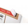 Colompac CP035.54 - 350x260x0-70 mm Flexible Universalversandverpackung mit zusätzlichem Selbstklebeverschluss in weiss