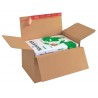 Colompac CP141.101 - 229x164x50-115 mm Hoehenvariabler Blitzbodenkarton, Automatikkarton DIN A5