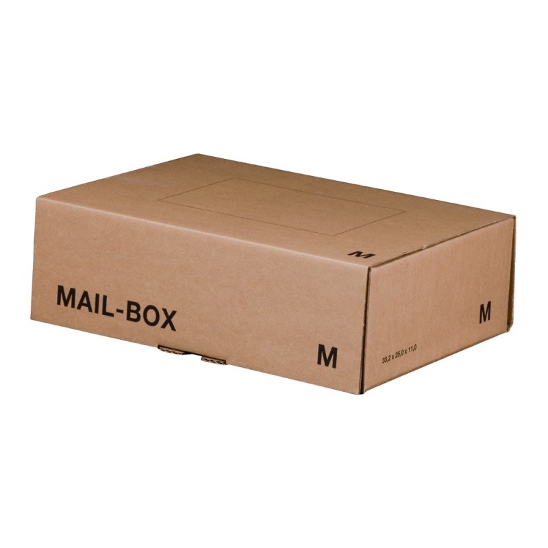 Mail-Box "M" 331x241x104 mm in braun