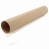 Versandhülse rund aus Vollpappe 830x80mm