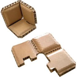 Schutzecken aus Wabenplatten