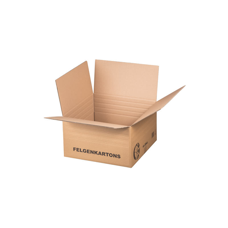 Felgenkarton 17 Zoll 470x470x117-265 mm Karton - zweiwellig Felgenkarton 17 Zoll 470x470x117-265 mm Karton - zweiwellig