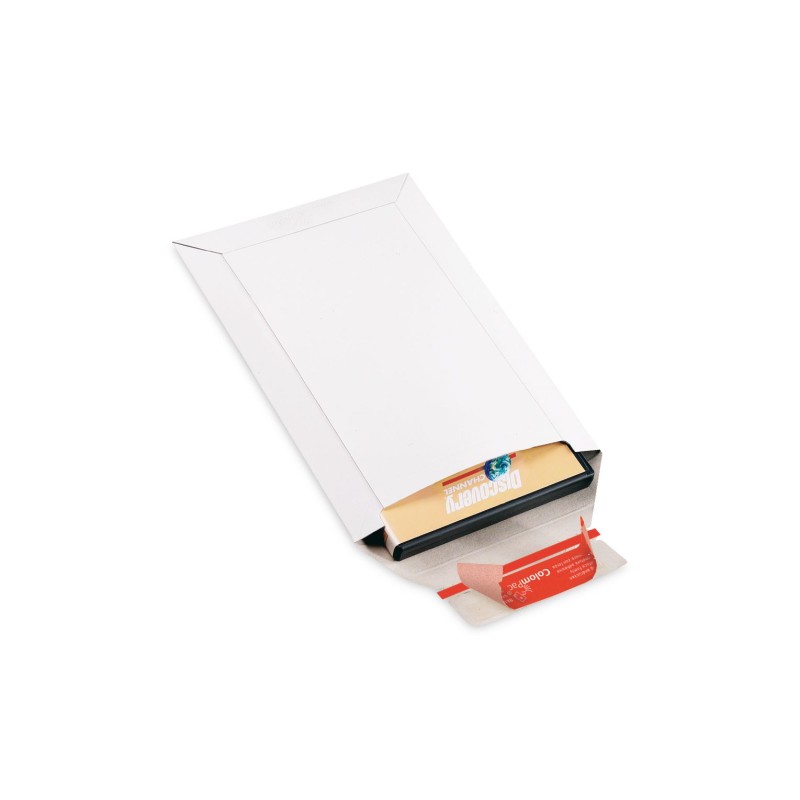 Colompac CP012.01 - 170x245mm Versandtaschen aus Vollpappe in WEISS - DIN C5