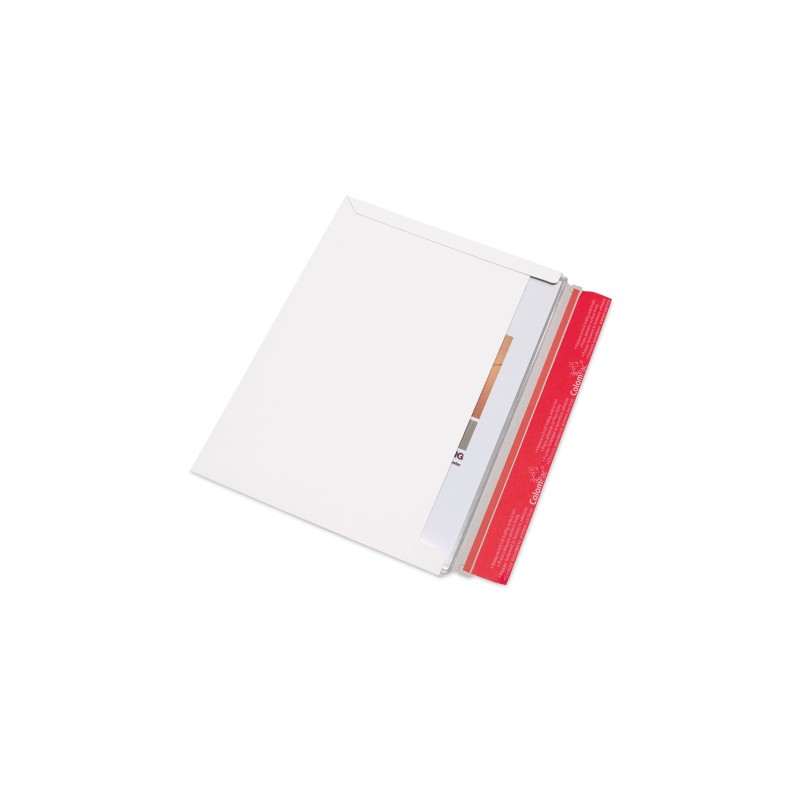 Colompac CP017.02 - 248 x 174 mm Versandtasche mit Querbefuellung  aus Vollpappe in WEISS - DIN C5