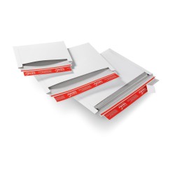 Colompac CP017.04 - 351 x 248 mm Versandtasche mit Querbefuellung  aus Vollpappe in WEISS