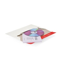 Colompac CP040.16 - 220x121 mm CD-Brief DIN lang aus Vollpappe - ohne Fenster