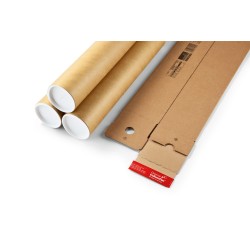 Colompac CP070.05 - 705x105/55x75 mm Trapezversandbox, Archivbox DIN A1