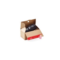 doppelwelliger ColomPac Blitzbodenkarton CP085.201710 - 184x153x71 mm , Automatikkarton mit Z-Faltung