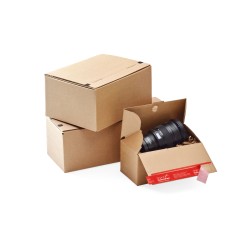 doppelwelliger ColomPac Blitzbodenkarton CP085.201710 - 184x153x71 mm , Automatikkarton mit Z-Faltung