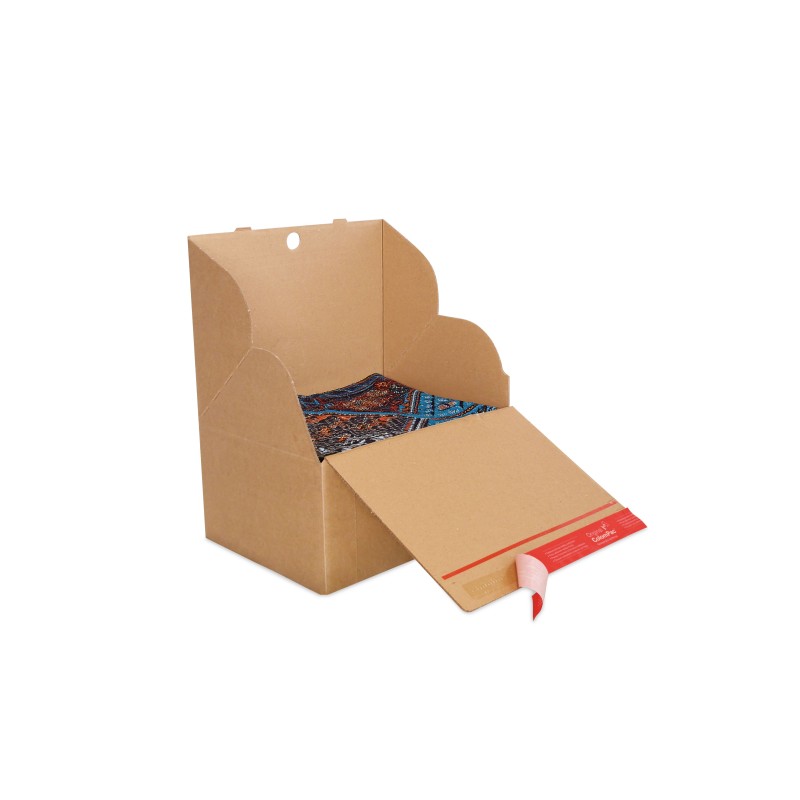 doppelwelliger ColomPac Blitzbodenkarton CP085.292215 - 280x208x130 mm , Automatikkarton mit Z-Faltung