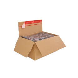 Colompac CP141.205 - 305x228x70-160 mm Hoehenvariabler Blitzbodenkarton, Automatikkarton DIN A4