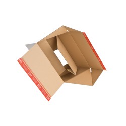 super Colompac Blitzbodenkarton, Automatikkarton CP155.356 - 389x324x160mm Premium weiss