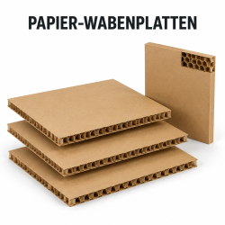 Papier-Wabenplatte 1200 x 2000 x 20 mm