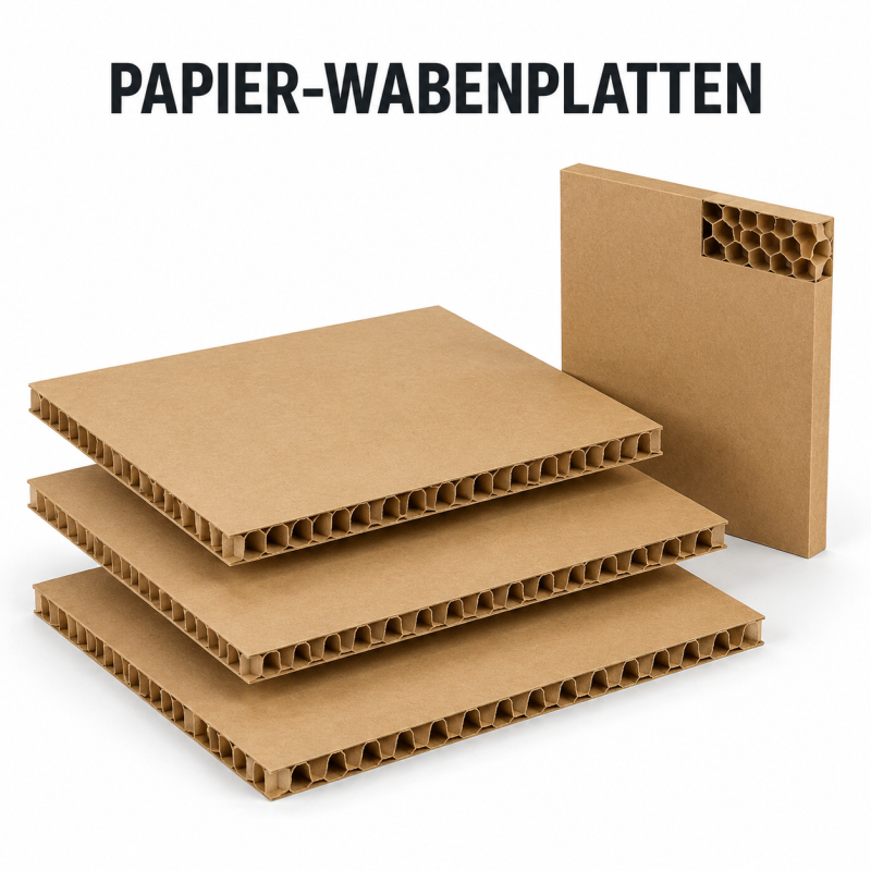 Papier-Wabenplatte 1200 x 2000 x 30 mm