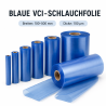 VCI Schlauchfolie BLAU 400 mm x 0,10 mm x 100 m - 100my